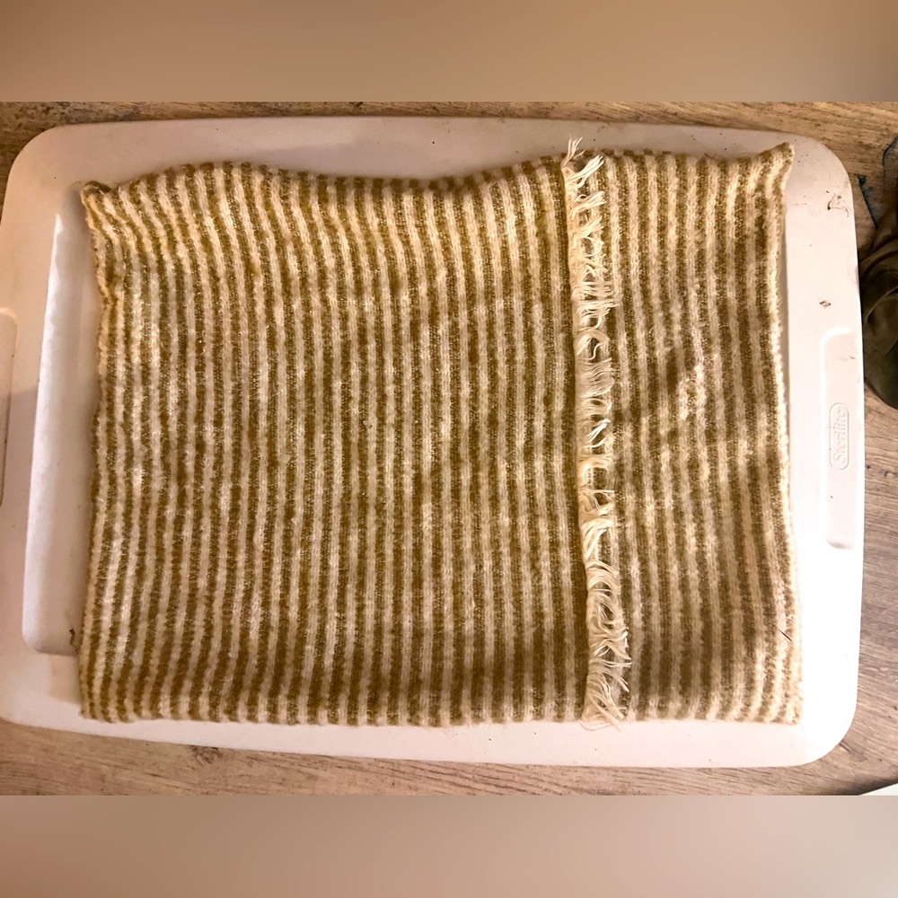 Pier, one pillowcase, striped, beige, and cream